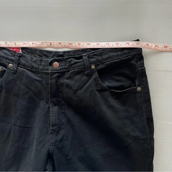 Levi’s 501 Men’s Denim Jeans Black Straight Leg Size 34W 32L *read description* - Picture 10 of 13